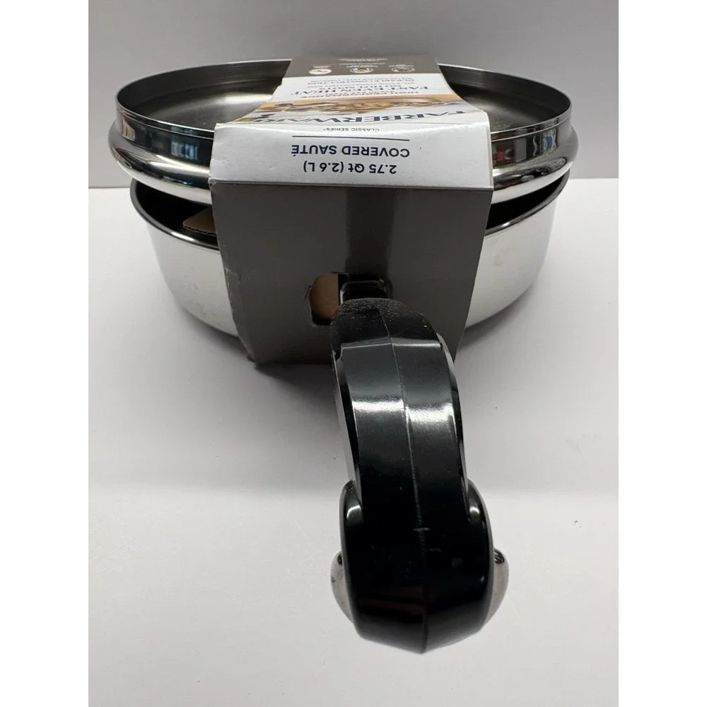 Farberware 2.75 Qt Covered Sauté Pan & Lid High Performance Stainless Steel